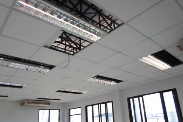 งานติดตั้ง ระบบไฟฟ้า, ประปา ,ปรับอากาศ อาคาร Control Post และ อาคารดับเพลิง
